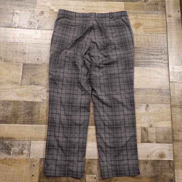 Nike Golf Tour Performance Dri-FIT Plaid Pants Men's 36x30 Gray - Picture 10 of 13